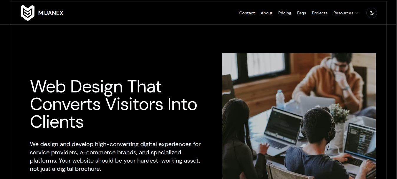 Mijanex web design agency
